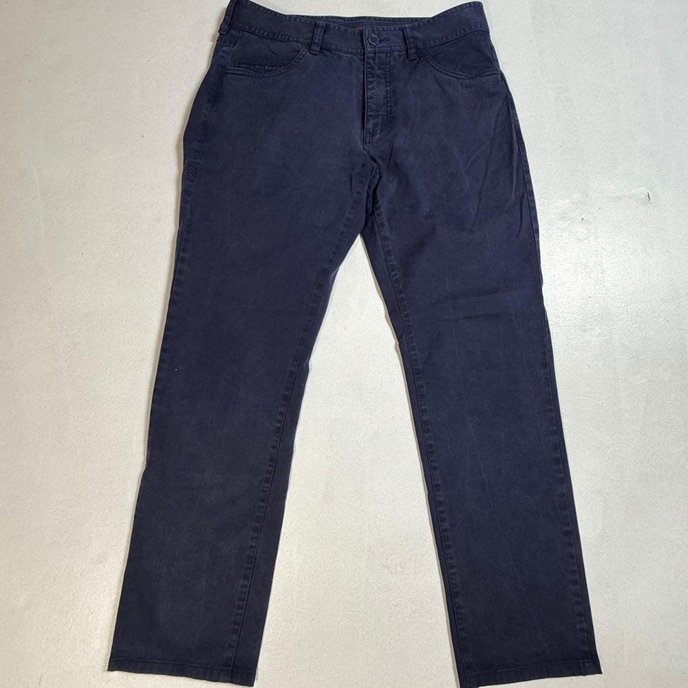 RHONE Men's Navy Blue Chinos